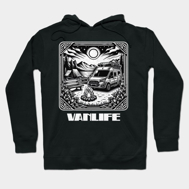 Vanlife Ford transit Hoodie by Tofuvanman